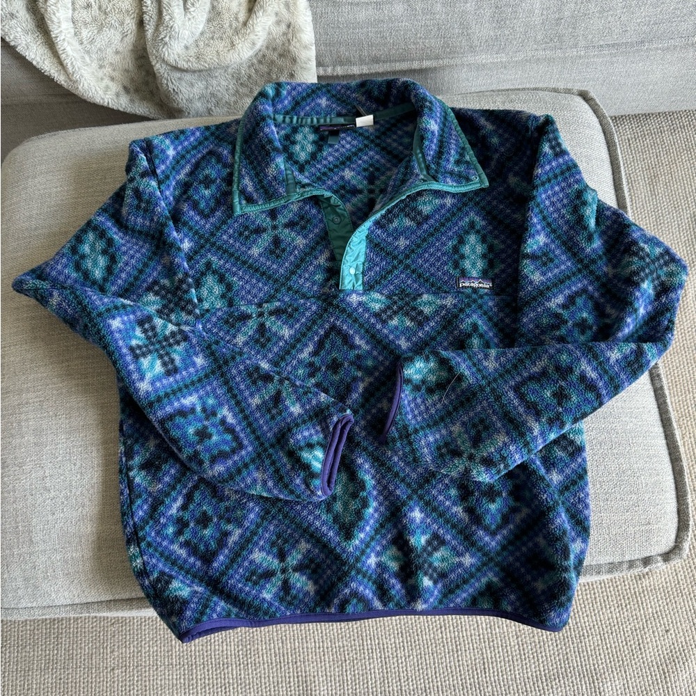 Patagonia Half Button Men’s Pullover Fleece Jacket